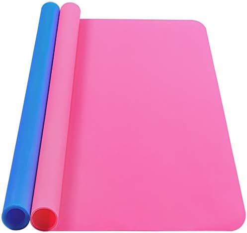 LEOBRO 3 Pack A3 Large Silicone Mats for Crafts, 15.7â€ x 11.7â€ Silicone  Craft Mat for Resin Casting Mold, Nonstick Nonslip